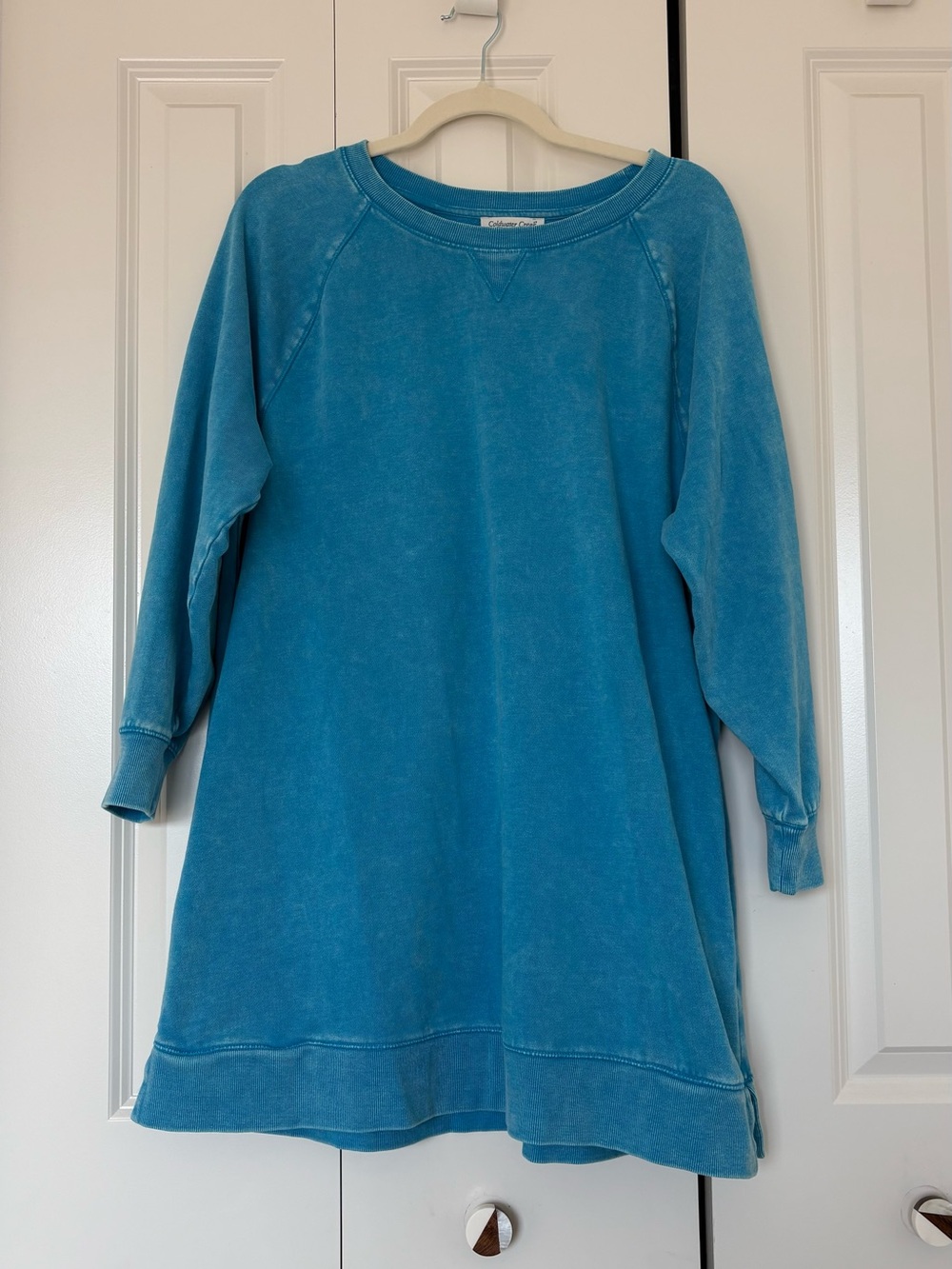 Coldwater Creek Colorwash Long Tunic Sweatshirt PXL